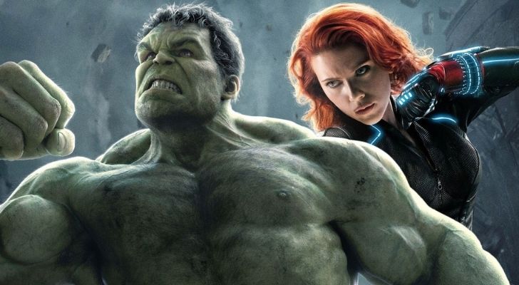 The Hulk with Black Widow