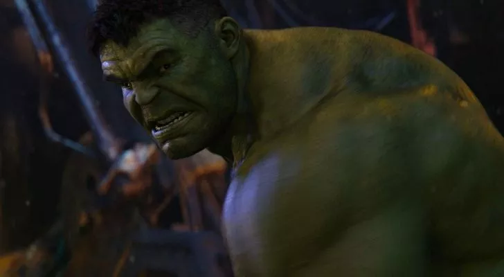 The Hulk at night