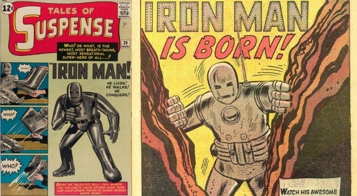 Iron Man in the Tales of Suspense comic
