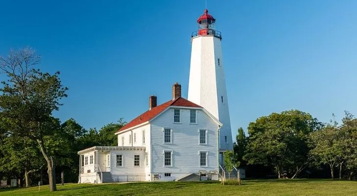 The Sandy Hook Lighthouse