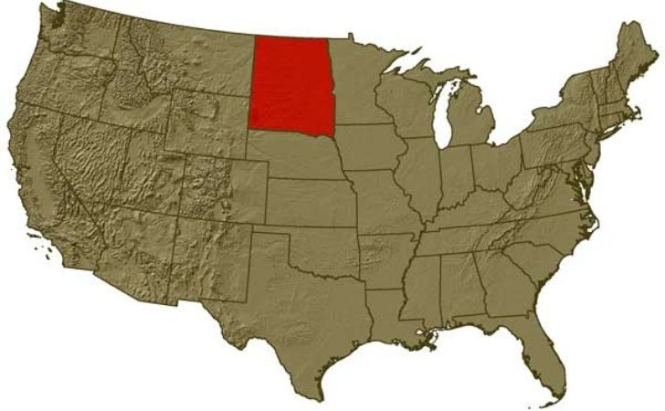 A map of the Dakota Territory