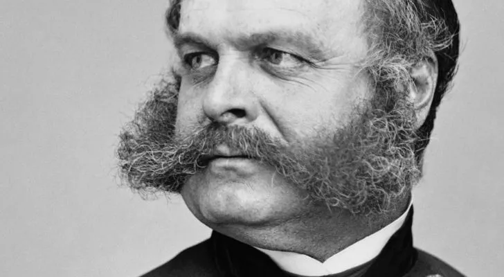 Ambrose Burnside with awesome sideburns