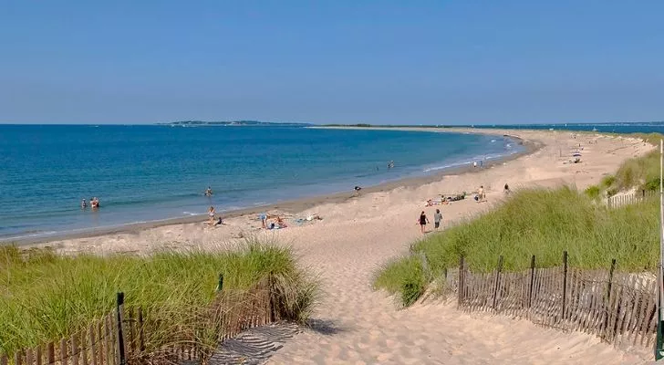 A gorgeous beach in Rhode Island