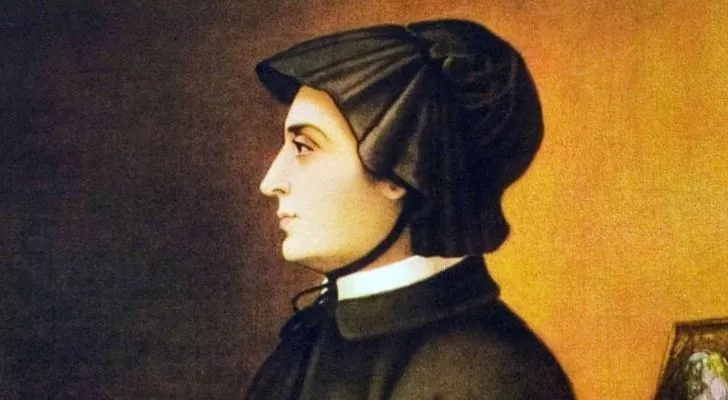 A painting of Elizabeth Ann Seton