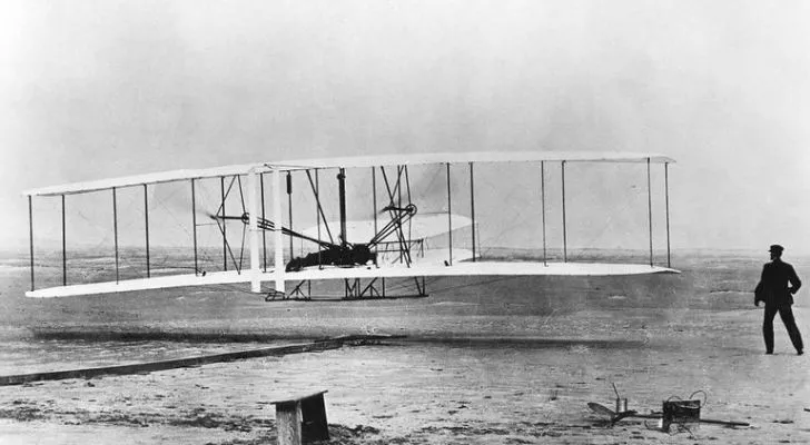 The first flight in North Carolina