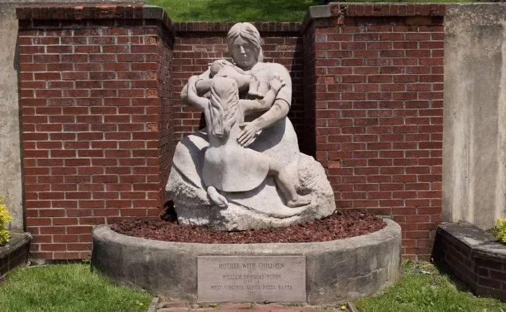 A statue where Mothers Day all began