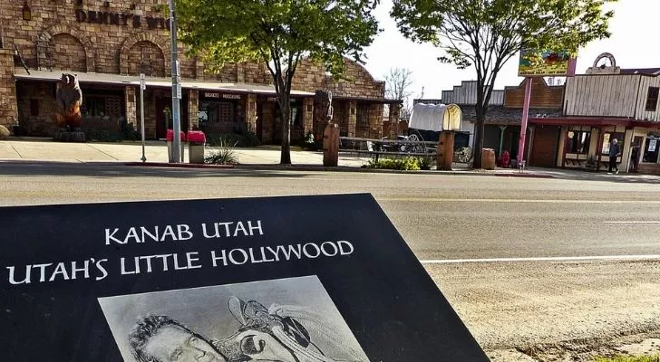 Little Hollywood strip in Utah