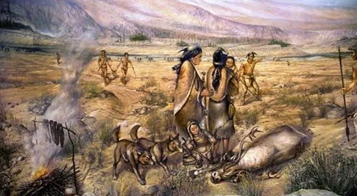 Paleo Indians hunting food
