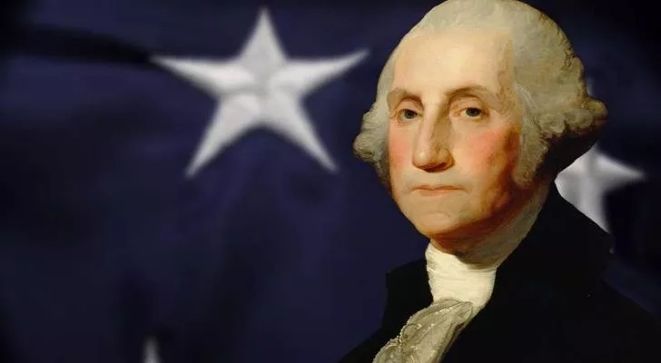 A painting of George Washington