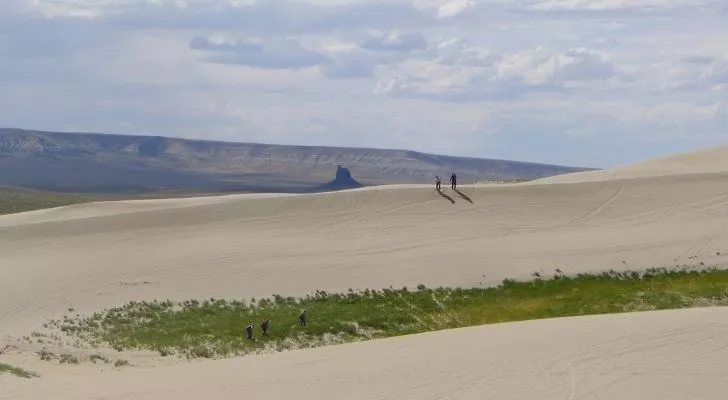 Sand dunes at Wyoming Red Desert