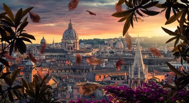 The skyline of Rome