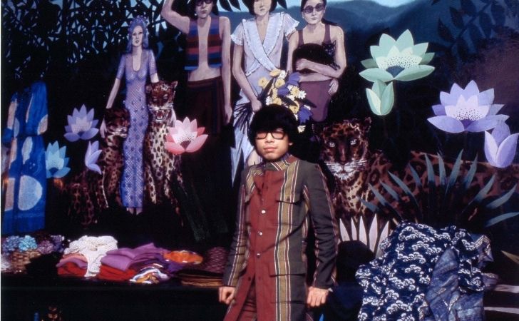 Kenzo Takada in his younger years in Paris