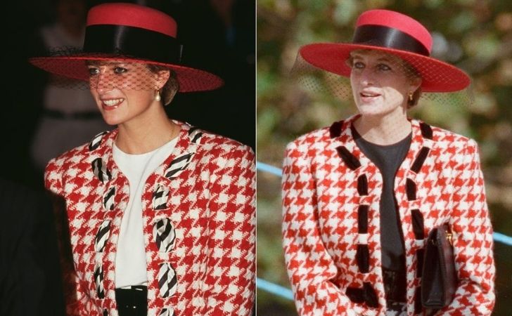 La princesa Diana viste un traje Moschino