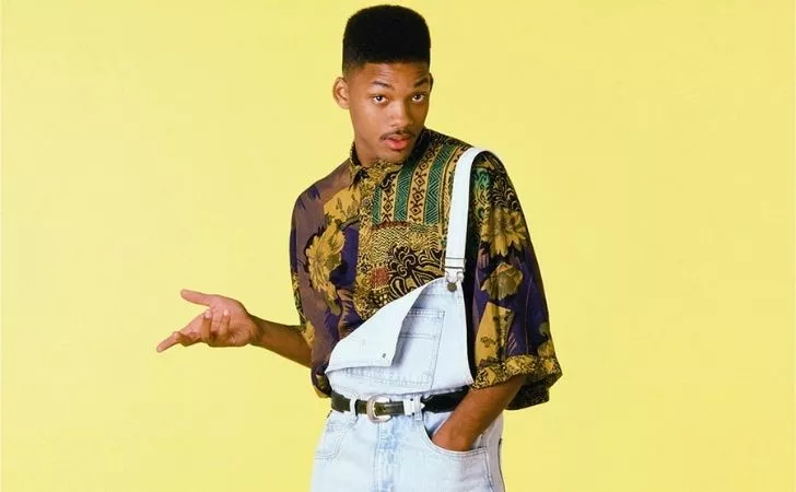 The Fresh Prince of Bell Air in denim overalls