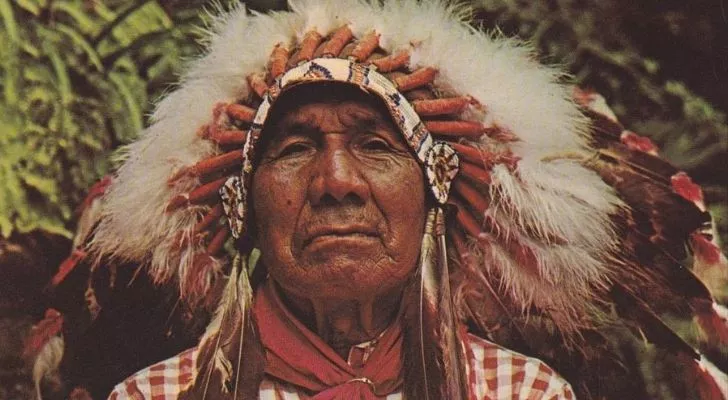 A Cherokee man