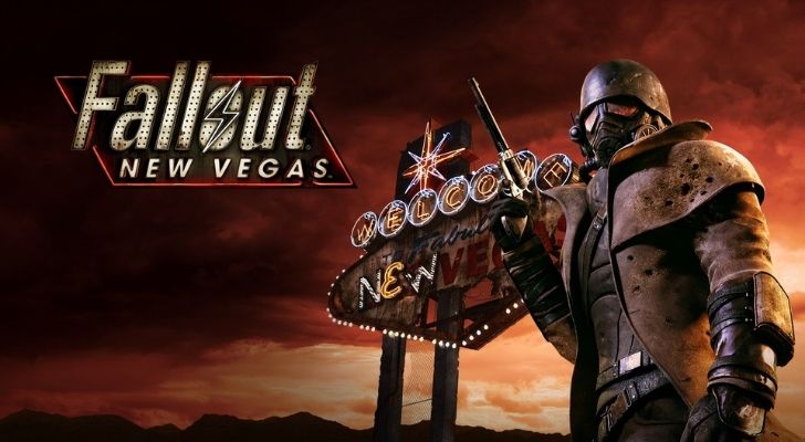 The cover for the video game Fallout New Vegas