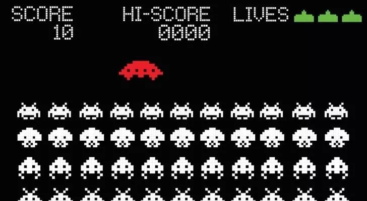The original Space Invaders