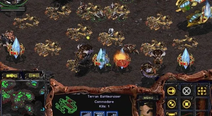 Game play from Starcraft