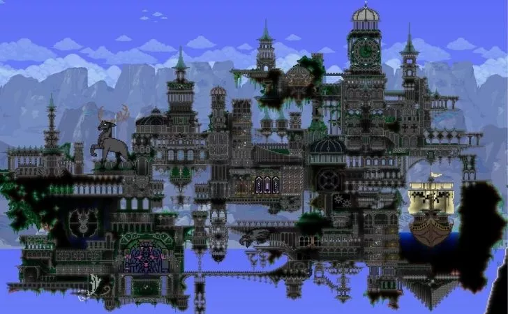 A stunning city on Terraria