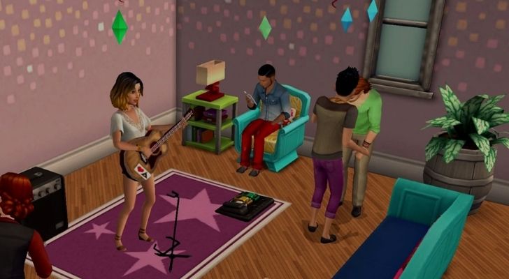 Game play on The Sims