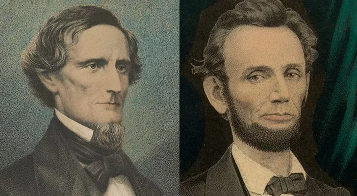 Abraham Lincoln and Jefferson Davis