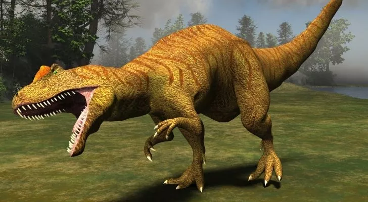 A Theropod dinosaur