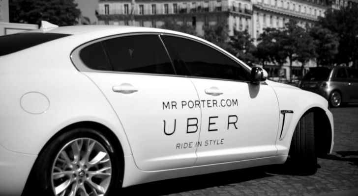 An Uber car exclusively for Fashion Week