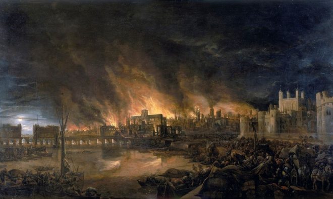 OTD in 1666: The Great Fire of London was extinguished on this day after destroying around 70