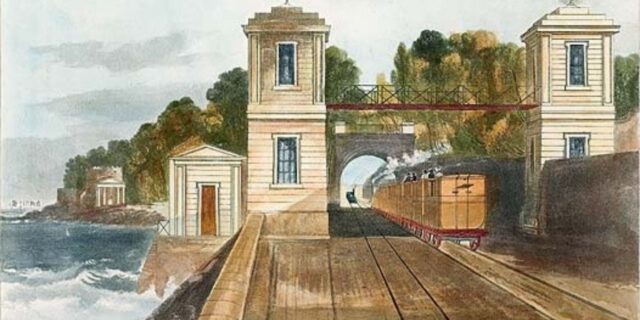 OTD in 1834: The Dublin and Kingstown Railway officially opened.