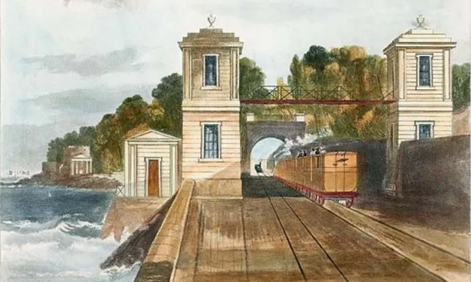 OTD in 1834: The Dublin and Kingstown Railway officially opened.