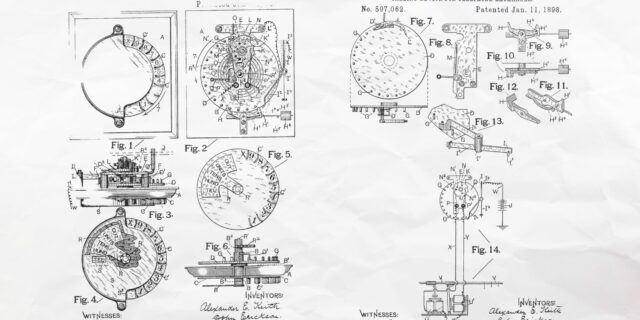 OTD in 1896: The Erickson Brothers submitted the application for the first dial telephone patent.