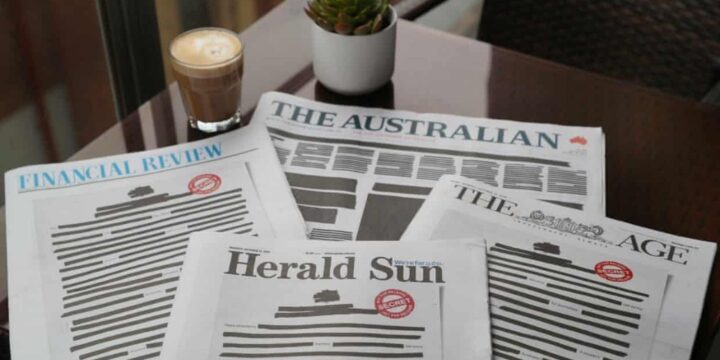 OTD in 2019: Major Australian newspapers blacked out their front pages in protest against press restrictions on printing whistleblower stories.