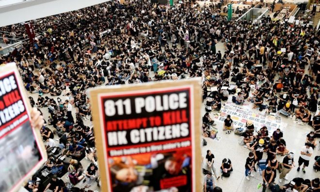 OTD in 2019: Hong Kong International Airport was disrupted by thousands of anti-government protesters.