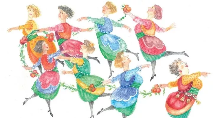 Nine ladies dancing