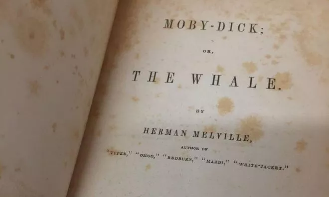 OTD in 1851: Herman Melville's novel "Moby Dick" was published by Harper & Brothers in New York.