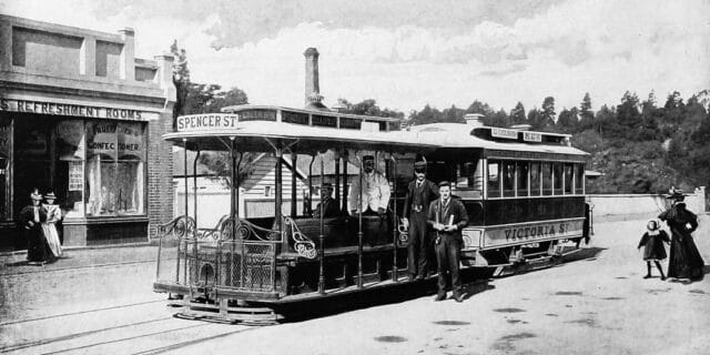 OTD in 1886: The Melbourne cable tramway system opened the Victoria Bridge line in Melbourne