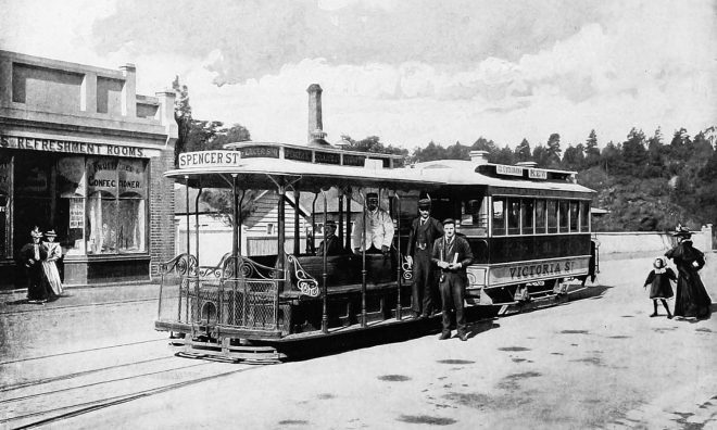 OTD in 1886: The Melbourne cable tramway system opened the Victoria Bridge line in Melbourne
