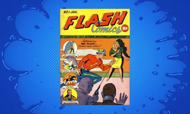 OTD in 1939: DC Comics released Flash Comics Issue 1