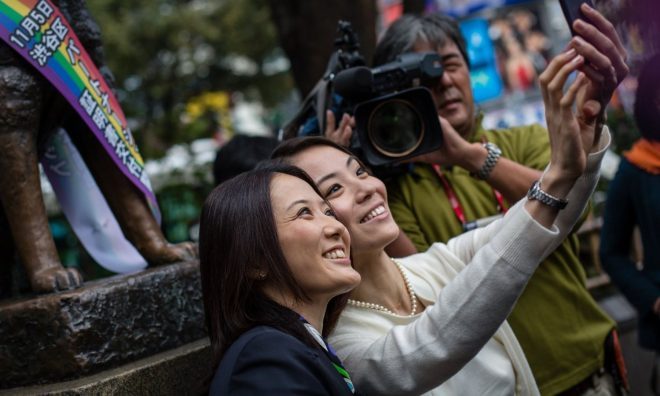 OTD in 2015: Japan recognized its first legal same-sex couple.