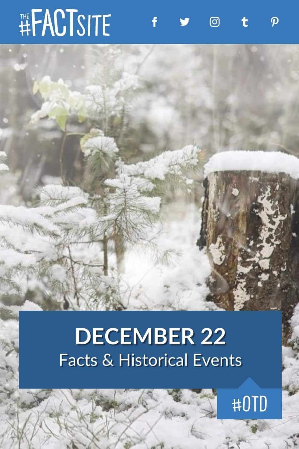 December 22 Facts & Historical Events On This Day The Fact Site