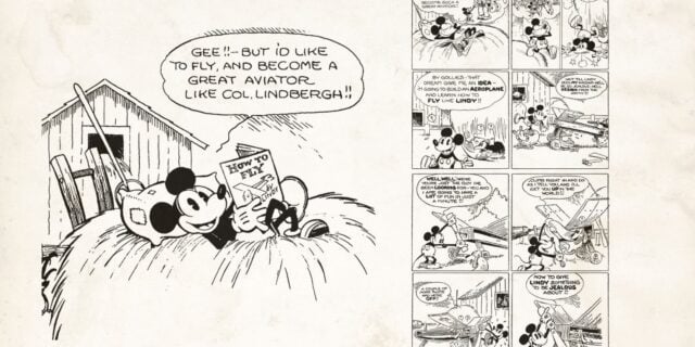OTD in 1930: Walt Disney's Mickey Mouse comic strip was published for the first time.