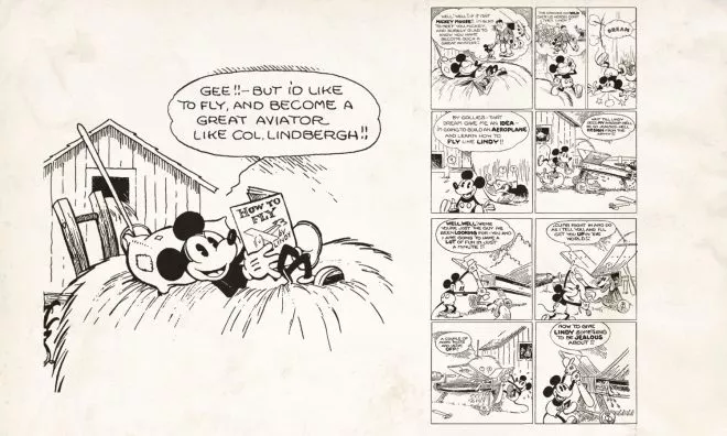 OTD in 1930: Walt Disney's Mickey Mouse comic strip was published for the first time.