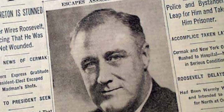 OTD in 1933: An assassination attempt was made against US President Franklin D. Roosevelt by an Italian immigrant