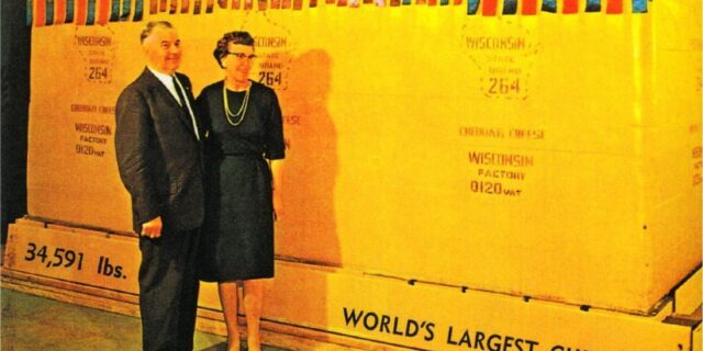 OTD in 1964: The world's largest cheese weighing 34
