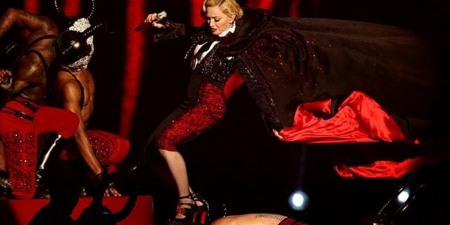 OTD in 2015: Madonna fell on stage while performing "Living For Love."