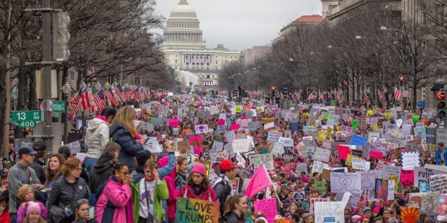 OTD in 2017: Over two million women worldwide marched against Trump's anti-women and offensive slews.