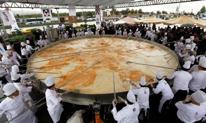 OTD in 1994: The world's largest omelet was cooked up in Japan.