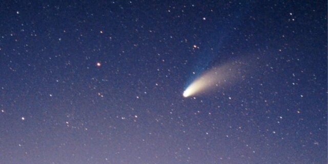 OTD in 1997: The super-bright comet "Hale-Bopp" reached its closest point to Earth at a distance of 1.215 AU
