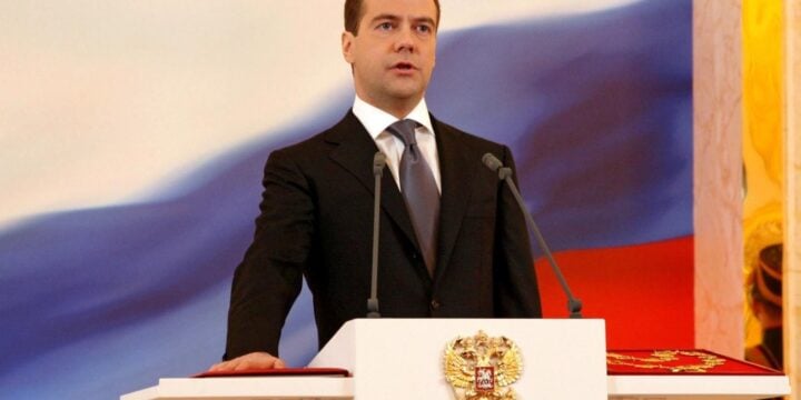 OTD in 2008: Dmitry Medvedev was elected as the third President of Russia.