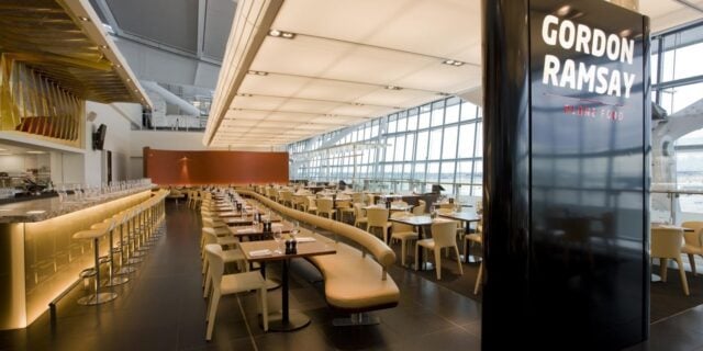 OTD in 2008: The Gordon Ramsay Plane Food restaurant opened within terminal 5 at London Heathrow Airport.